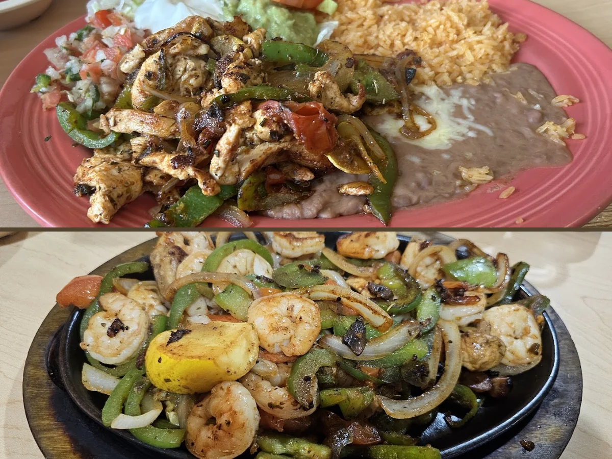 Casual dining space at El Mexicano
