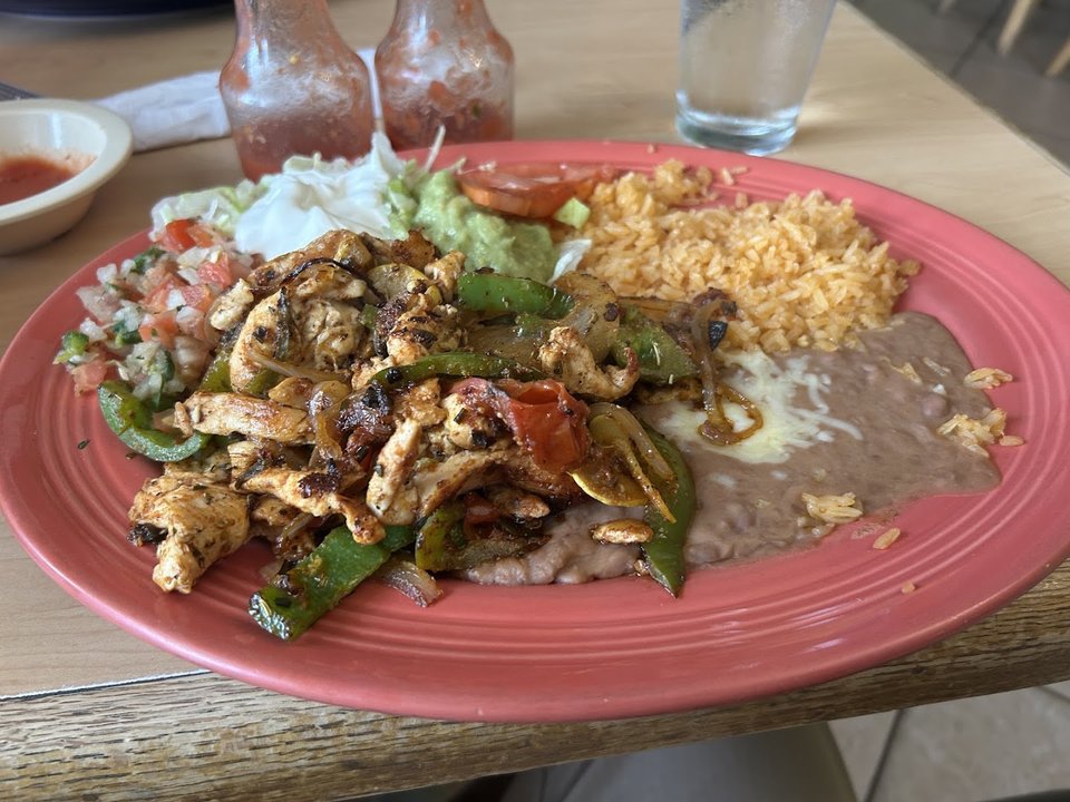 Casual dining space at El Mexicano