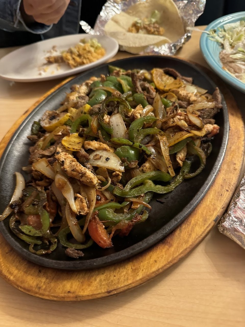 Beef and Chicken Fajitas
